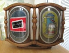 VINTAGE CARLING BLACK LABEL CASH REGISTER TANKARD BEER SIGN TOPPER  LIGHTS