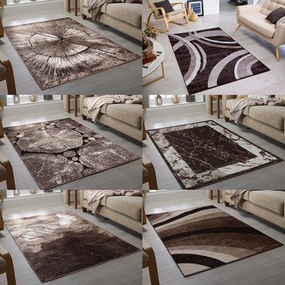 Moderner Naturfarben Weichflor Teppich für Wohnzimmer Schlafzimmer Teppich Flur Matten
