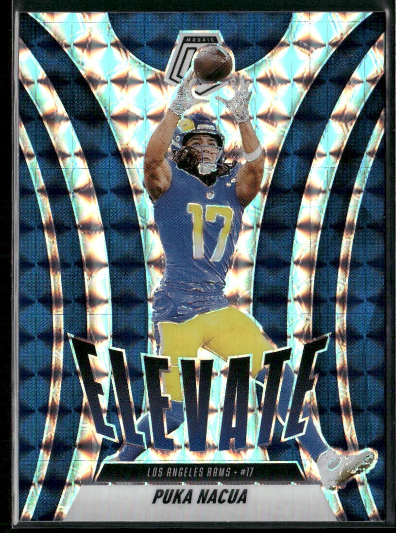 Puka Nacua 2025 Panini Mosaic Elevate Mosaic #18 | eBay