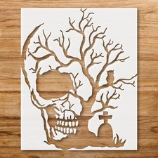 Skeleton Stencils for Halloween Home Decor and DIY Crafts - StencilAir