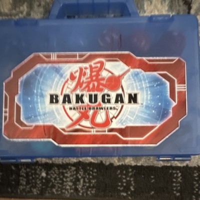Bakugan Battle Brawlers Storage Case with Figures and Mixed Card Lot