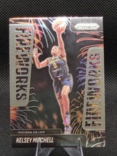 2025 Panini Prizm WNBA Kelsey Mitchell Fireworks Insert #6 Indiana Fever
