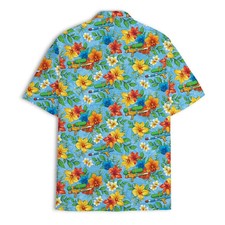 Mens Vintage Floral Aloha Hawaiian Shirt