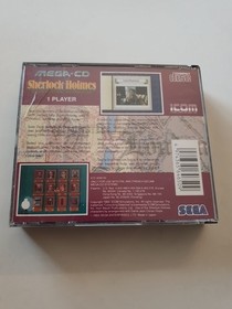 Sega Mega CD Game Sherlock Holmes Consulting Detective Boxed With Manual 