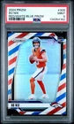 2024 Panini Prizm Rookie Bo Nix #309 Red White Blue Prizm (RC) PSA 9