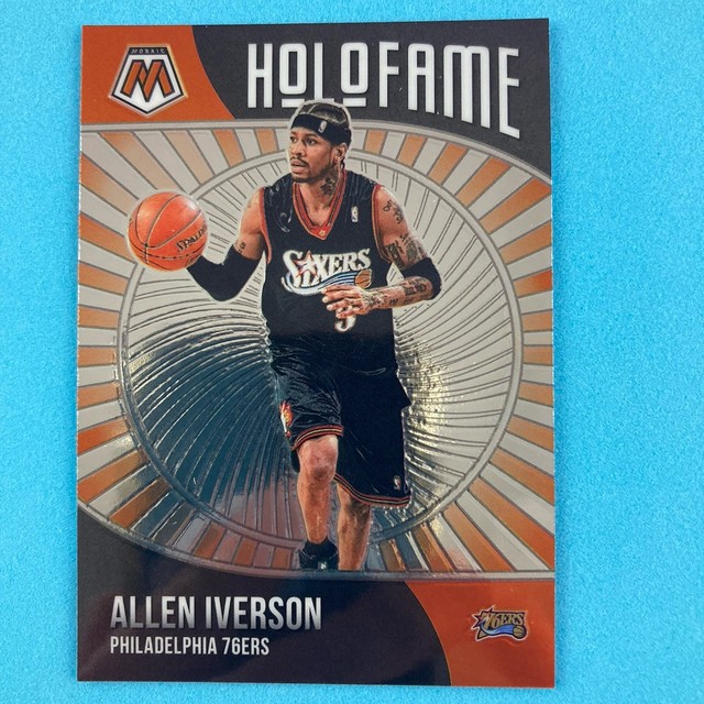 Allen Iverson 2021-22 Panini Mosaic Holofame Insert #1 Philadelphia 76ers