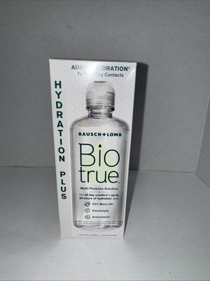 Bausch + Lomb Biotrue Hydration Plus Eye Contacts Lens Solution 10Oz Exp 09/26