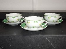 HUTSCHENREUTHER Medley Summerdream 3 schöne Teetassen mit Untertassen in 1.Wahl