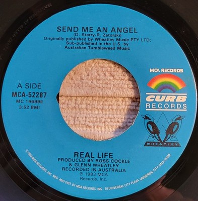 Real Life ''Send Me An Angel  / Like A Gun'' VG+