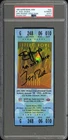 Jerry Rice & Steve Young SB XXIX MVP Signed 1995 Super Bowl XXIX Ticket Blue PSA