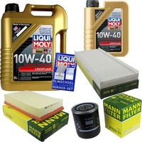 Mann Inspektionspaket Liqui Moly 10W-40 FüR Audi Cabriolet 2.6 2.8 80 Avant