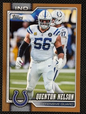 2026 Topps Flagship NFL - #84 Quentin Nelson Gold Parallel /2026 Colts