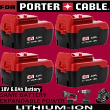 2/4 PACK 18V 8.0AH Battery For Porter Cable 18Volt Lithium PC18B PC18BL PC18BLX
