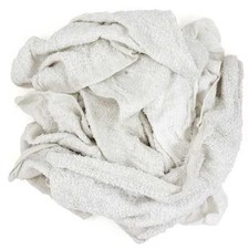 Terry Rags Towels 25 Lb. Varies, White, 537-25N