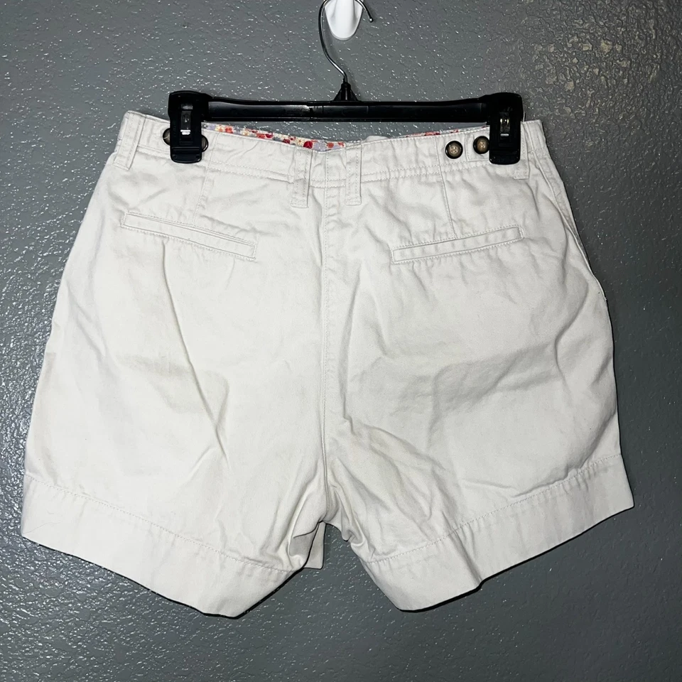 White House Black Market White Utility Shorts Women’s Sz 6 - Image 4 of 4