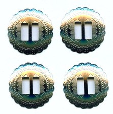 LOT of 10 x Conchos Conchas Southwest Western Native American Biker Studs 29mm AR si