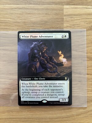 [NM-] White Plume Adventurer - Foil Extended/Borderless Art - MTG CLB
