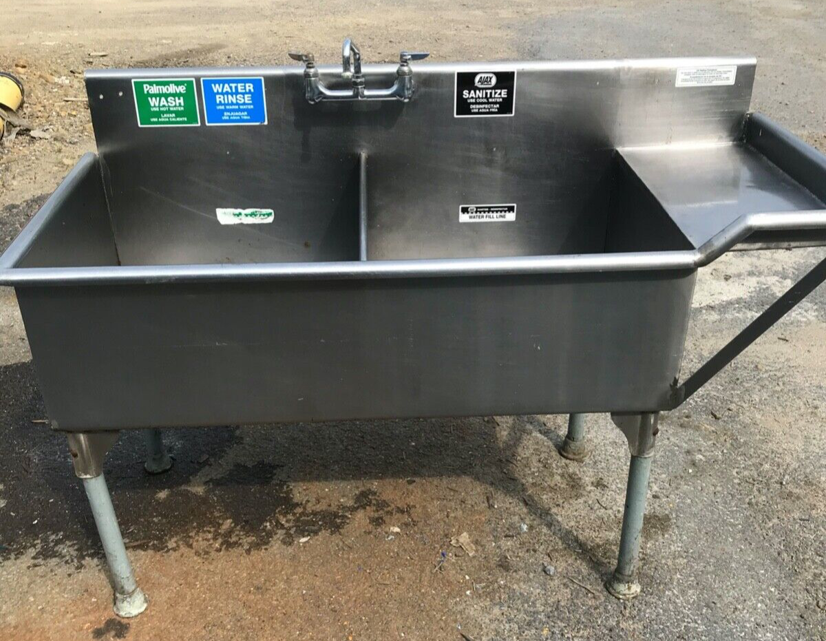 Double Basin Stainless Steel Sink eBay