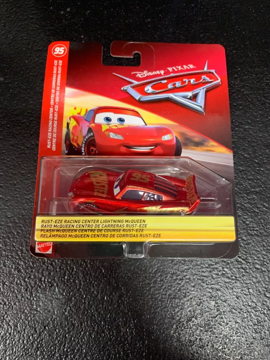 Disney Pixar Lightning McQueen Rust-eze Backpack Red Kids Race Car New  Excellent