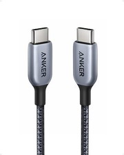 Anker 765 USB C to USB C 3ft Nylon Cable 240W Fast Charging for iPhone 15 Refurb
