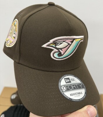 New Era Toronto Blue Jays SnapBack Hat 59Forty A Frame Khaki