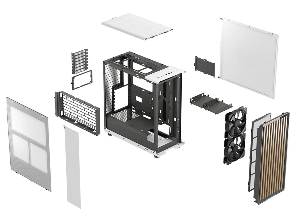 Fractal Design North Mid-Tower Case - Chalk White (Mesh) FD-C-NOR1C-03 - image 4 of 4