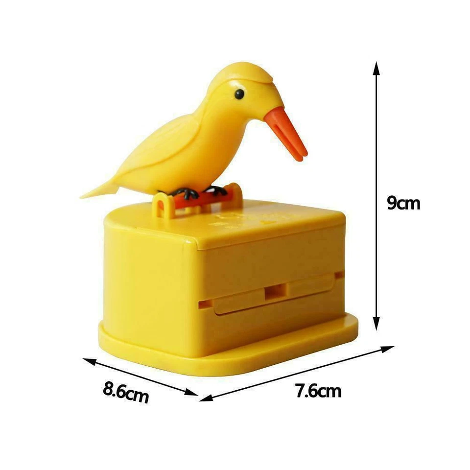 Automatic Toothpick Dispenser Toothpick Holder Box Toothpicks Container Bird HOT - image 4 of 4