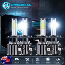 For AUDI Q7 2006 - 2011 6-Sides H7 H7 High Low Beam LED Headlight Globes 6500K