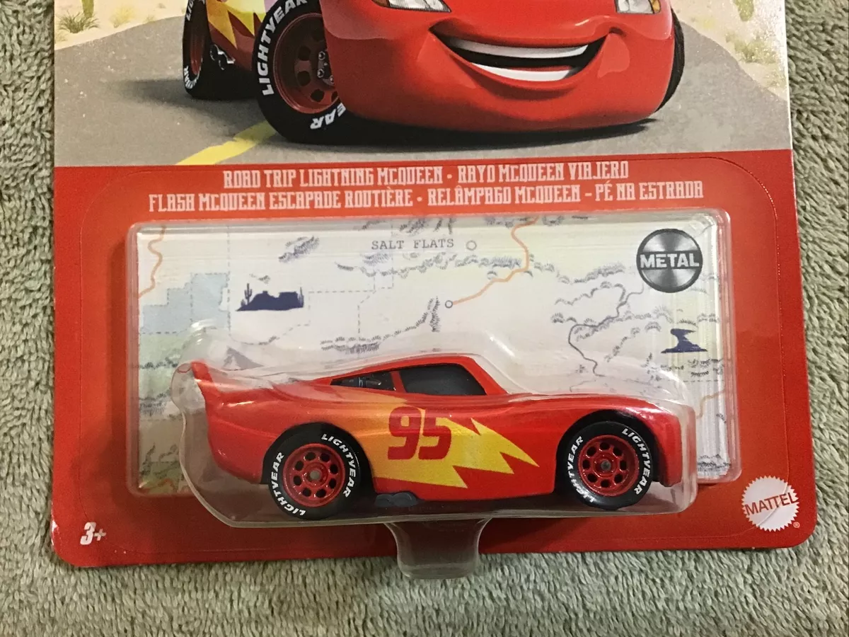  Disney Pixar Cars Road Trip Lightning McQueen 1:55 Scale : Toys  & Games