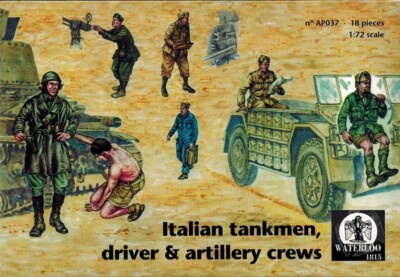 Waterloo 1815 - 037 - Italian tankmen driver & artillery crew - 1:72