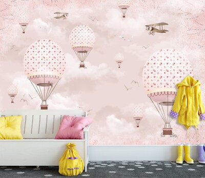 3D Pink Balloon O2141 Wallpaper Wall Murals Removable Wallpaper Sticker Eve