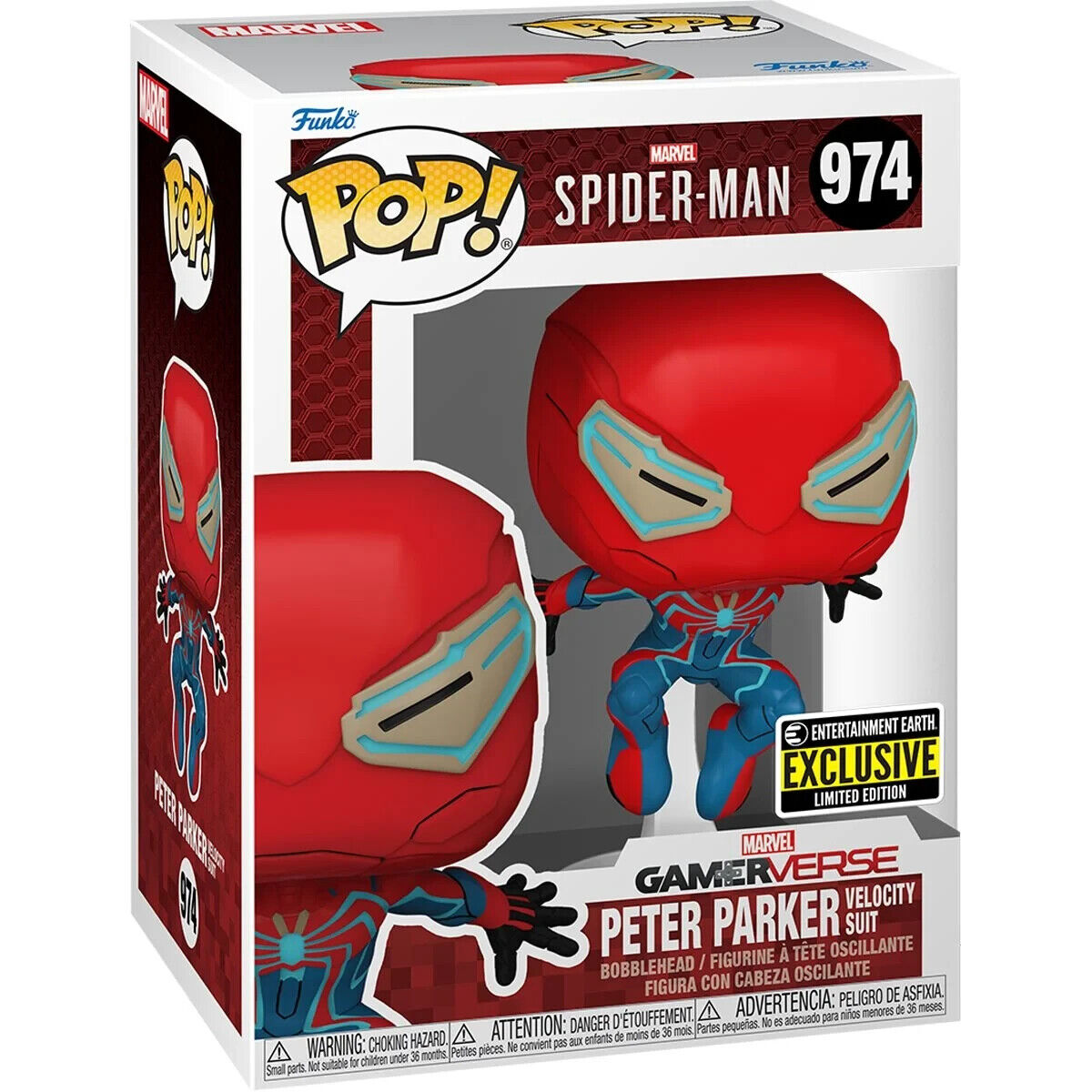 Spider-Man 2 Peter Parker Velocity Suit Funko Pop! Vinyl Spider-Man 2 Peter Parker Velocity Suit Funko Pop! Vinyl