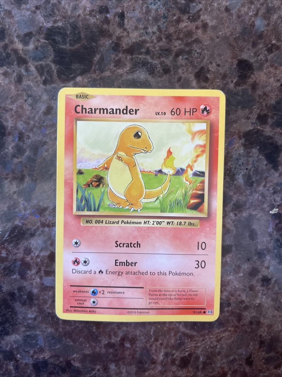Charmander 60hp 2016 Pokemon Card Charmander 60hp 2016 Pokemon Card