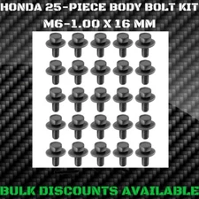 1997-2003 Acura CL Hood Fender Splash Shield Door Bumper BODY BOLTS M6-1.00 X 16