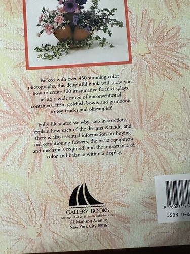 Flower Arranging Creative Design 120 Floral Displays Hall Waterkeyn 1989 HC - Picture 10 of 23