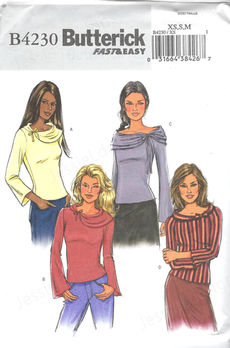 Patron Butterick 6732/A5 - Haut