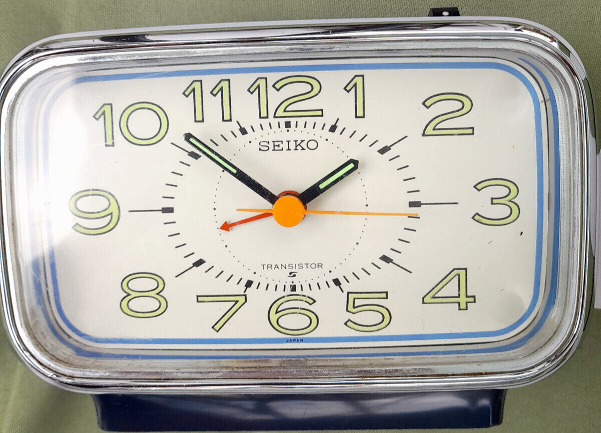 Vintage Japan Alarm Clock Seiko Transistor Working 184 eBay
