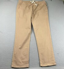 Marine Layer Pants Men 2XL Brown Organic Cotton Blend Slim Fit Saturday Pant NWT