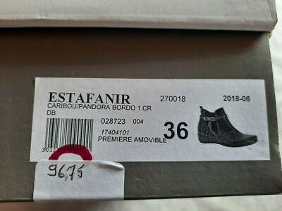 Bottines CUIR noires GEO REINO - 41 - Chaussures