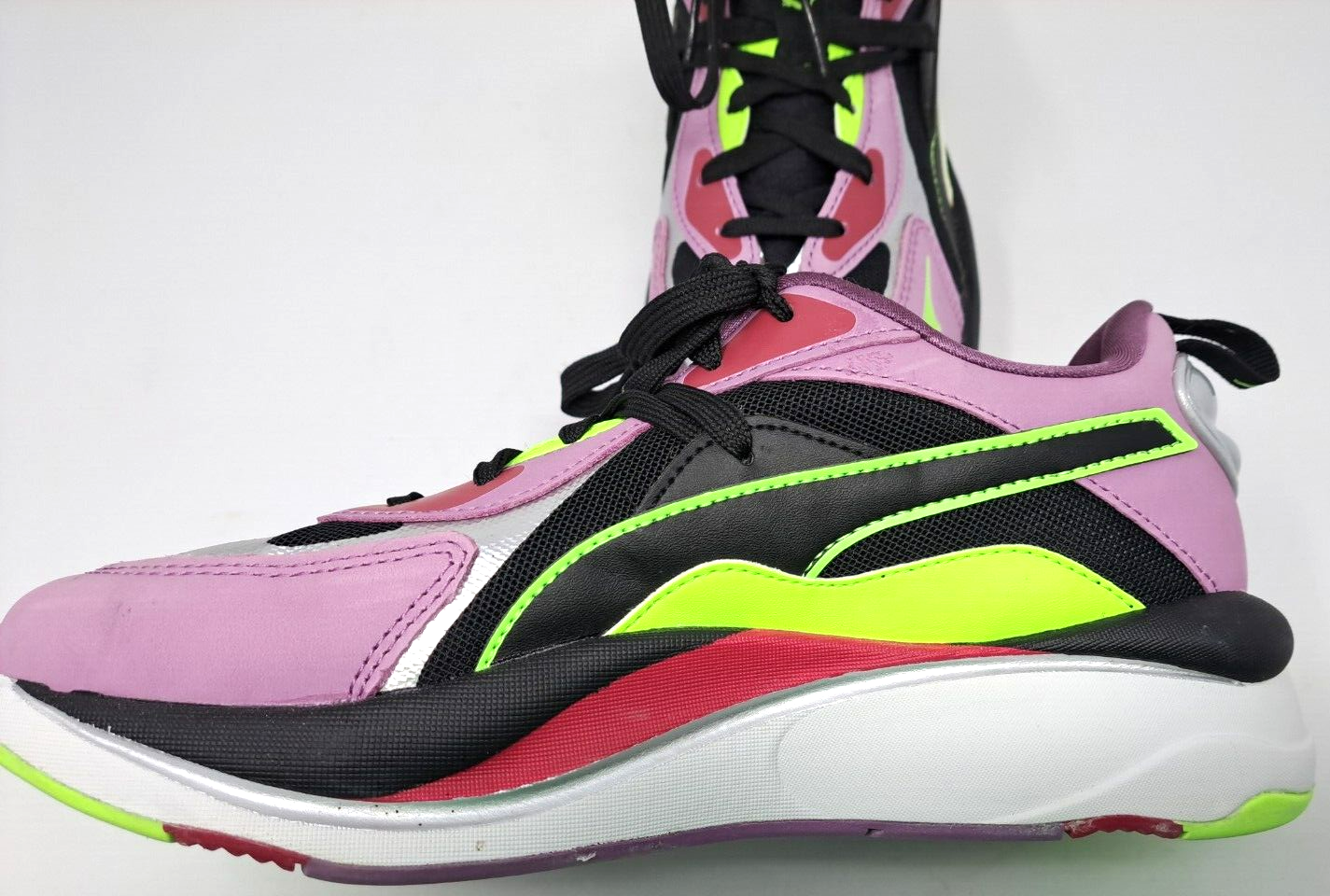 ALTRA Scarpa da tennis Puma Athletic 385094 01 viola giallo fluo rosso donna US 8