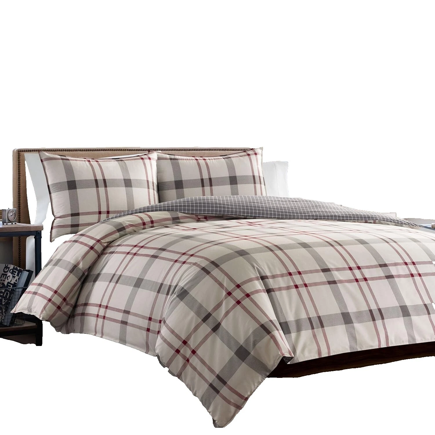 Plaid Queen Size Duvet Covers & Sets