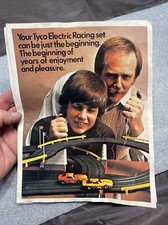 Tyco Slot Car Racing Brochures Pamplet Color Pictures Advertising, Lot Of 5