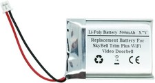 3.7V 500mAH Replacement Battery for SkyBell Trim Plus WiFi Video Doorbell