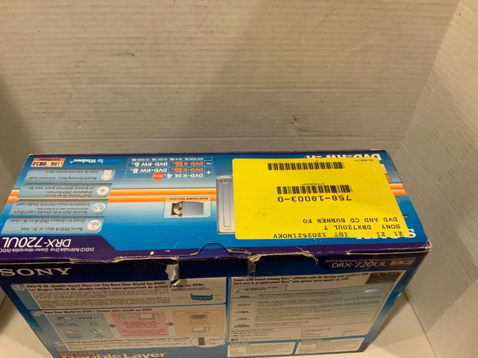 Sony  DRX 720UL, DVD±RW (+R DL) External Drive - DVD Burner - Image 3 of 4