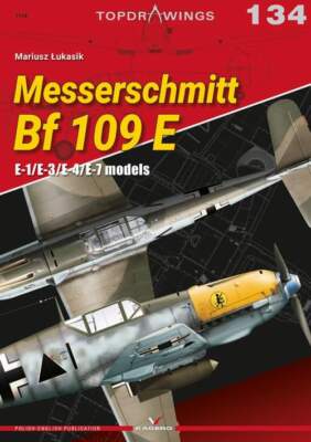 洋書 Messerschmitt Bf 109 E (Top Drawings) Messerchmitt Bf 109 E E-1/E-3/E-4/E-7 models - Kagero Topdrawings