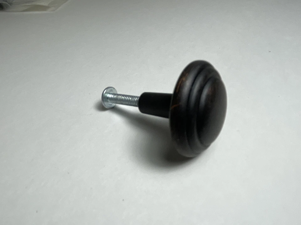 (Lot Of 20) 1-1/8" ROUND BRONZE CABINET KNOB DRAWER PULL 'BEL-AIRE' P3464-VB - Изображение 4 из 4