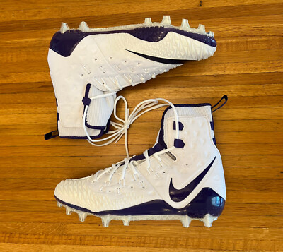 Size 13 Mens Nike Force Savage Elite TD White Purple 857063-103 - NEW Size 11 Nike Force Savage Elite TD Football Cleats 857063  main image 4