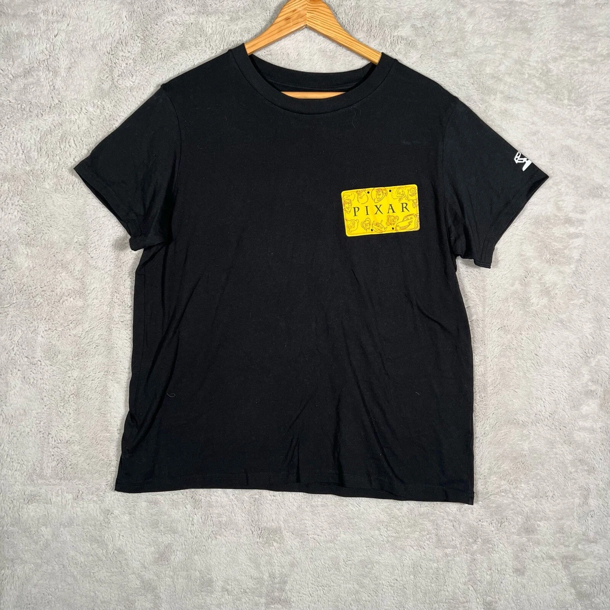 Uniqlo X Disney Pixar T Shirt Adult XL Black Short Sleeve eBay