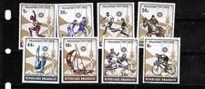 RWANDA SC#478-85 1972 SPORTS OLYMPICS MNH XF OLD COMMEMORATIVE STAMP SET