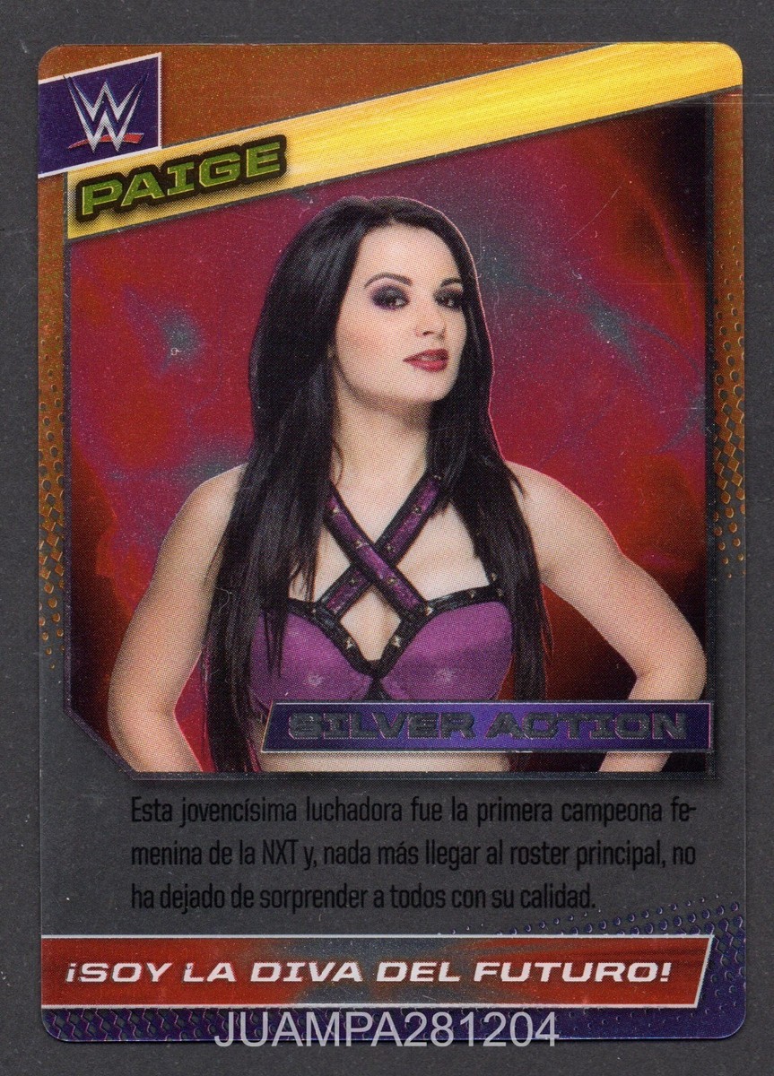 PAIGE #124 WRESTLING WWE ACTION CARDS LAMINCARDS COLLECTION PAIGE #124 WRESTLING WWE ACTION CARDS LAMINCARDS COLLECTION
